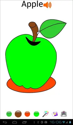 Kids Coloring and Learn Fruit android App screenshot 2